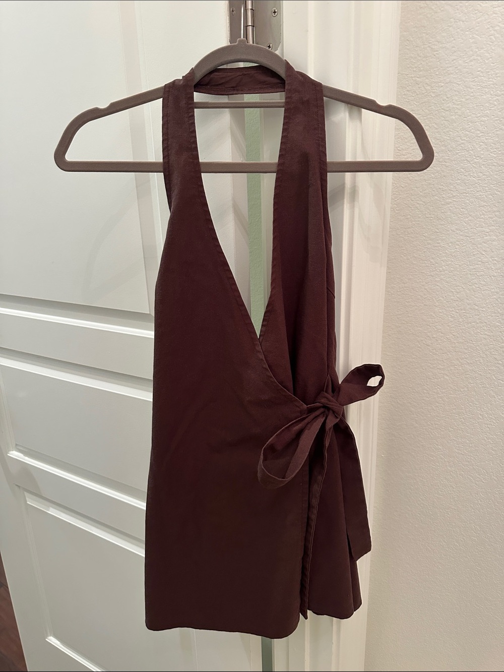 Wildfox Brown Halter Dress
